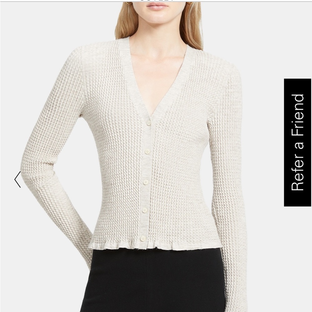 Theory cardigan size M never worn no tags